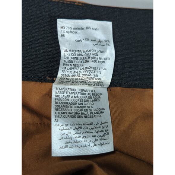 INC International Concepts Womens Pants 16 Brown Dress Slacks Stretch Career - Picture 9 of 10